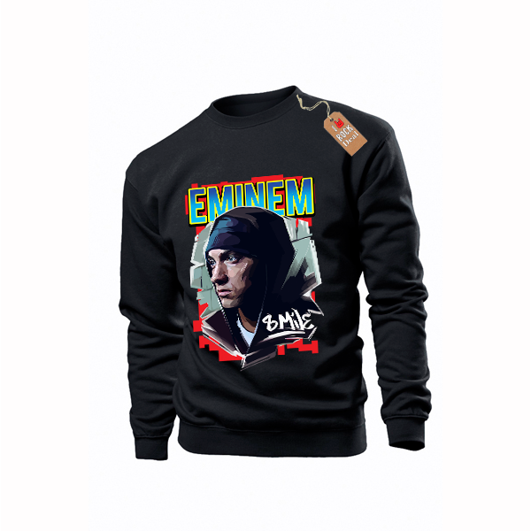 EMINEM Φούτερ Μαύρο Unisex