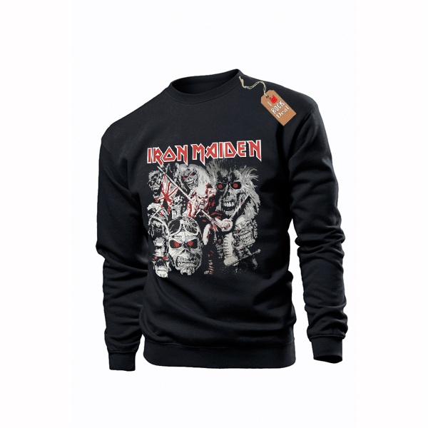 IRON MAIDEN Ανδρικό Φούτερ Μαύρο