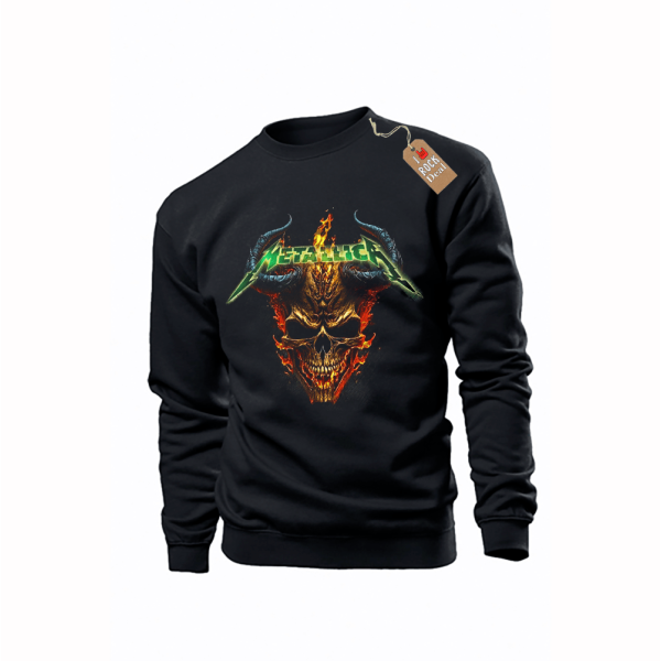 METALLICA φούτερ σε Μαύρο Χρώμα