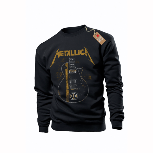 Metallica Quitar Φούτερ Μαύρο