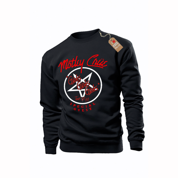 Motley Crue Φούτερ Μαύρο Ανδρικό