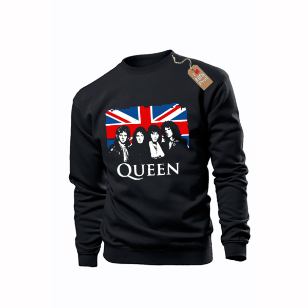 Queen Freddie Mercury Ανδρικό Φούτερ Μαύρο