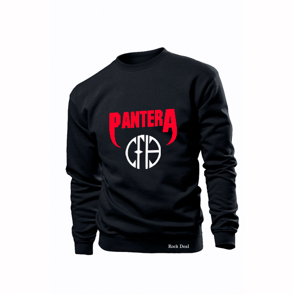 Pantera Φούτερ Unisex σε Μαύρο Χρώμα