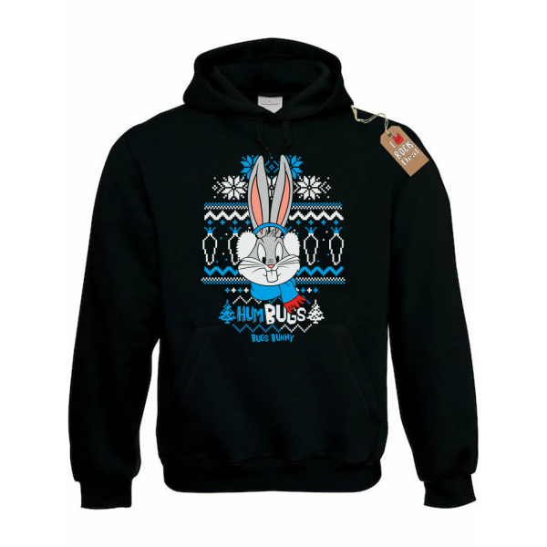Bugs Bunny HUM  Hoodies σε Μαύρο Χρώμα