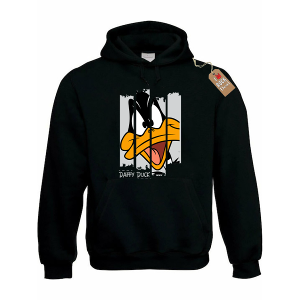 Daffy Duck Hoodies σε Μαύρο Χρώμα
