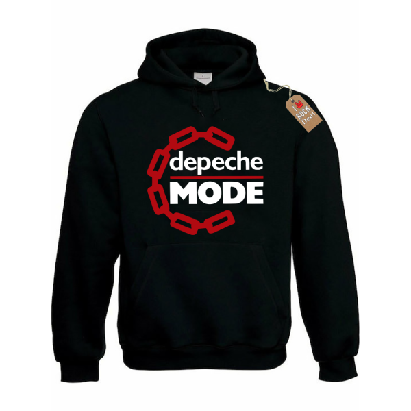 DEBECHE MODE Φούτερ Ενηλίκων-παιδικό Μαύρο με Κουκούλα