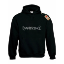 EVANESCENCE Hoodies Μαύρο με Στάμπα εμπρός και πίσω