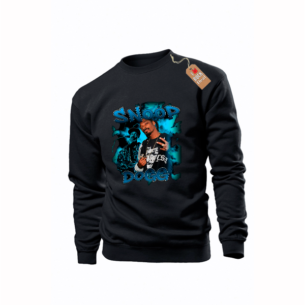 SNOOP DOGG Φούτερ Μαύρο Ανδρικό