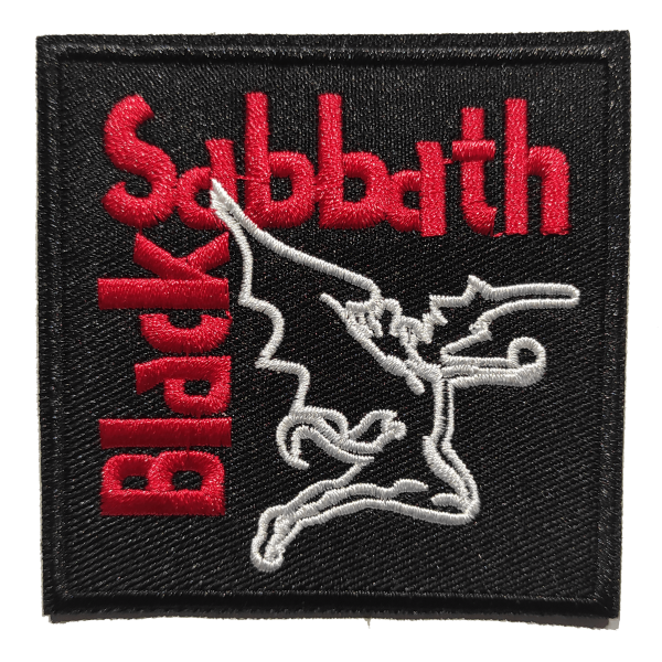 BLACK SABBATH Υφασμάτινο Σήμα Ραπτικής 7X7εκ.