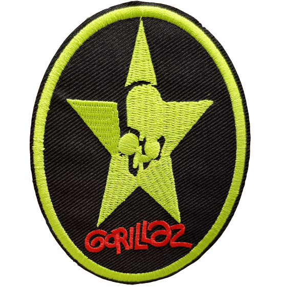 GORILLAZ Υφασμάτινο Σήμα Ραπτικής 10X6εκ.