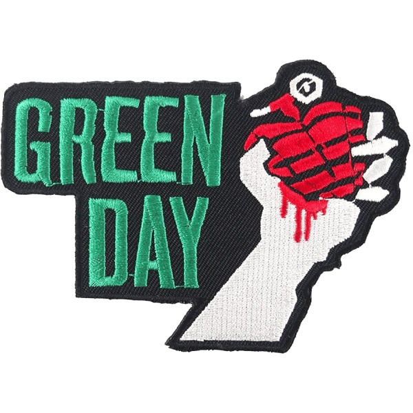 GREEN DAY Υφασμάτινο Σήμα Ραπτικής 10,5X7,5εκ.
