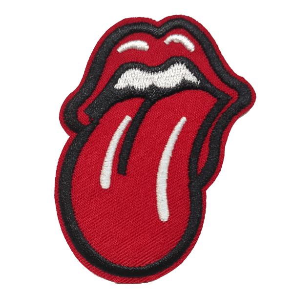 ROLLING STONES Υφασμάτινο Σήμα Ραπτικής 8X6εκ.