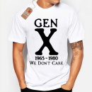 Gen X 1965-1980 We Don't Care T-shirt Σε Γκρί Χρώμα