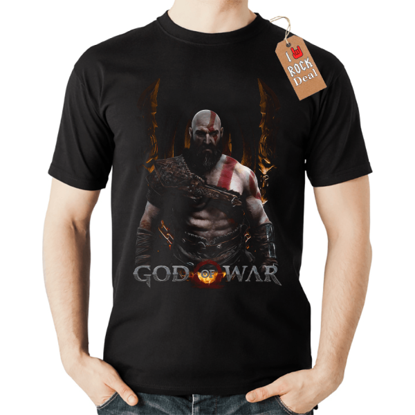 GOD OF WAR T-Shirt σε Μαύρο Χρώμα
