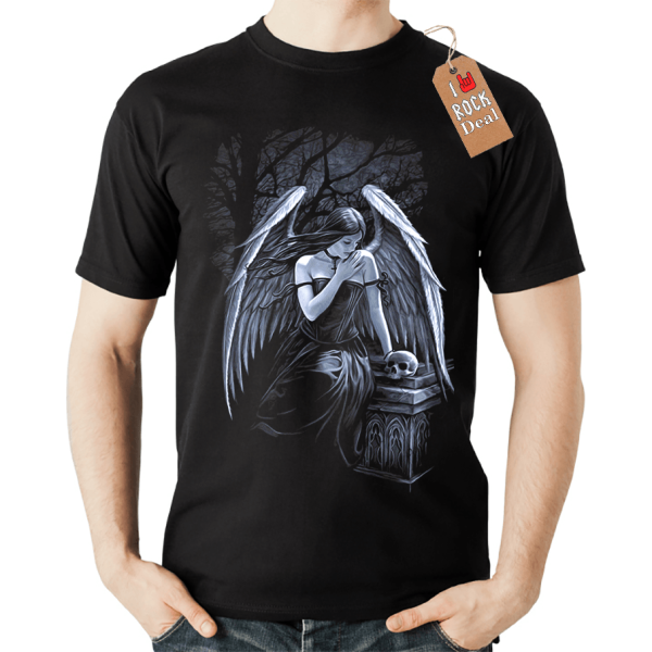 Angel Ghost T-Shirt σε Μαύρο Χρώμα