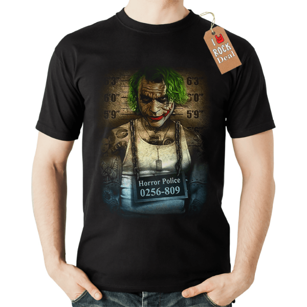 JOKER T-Shirt σε Μαύρο Χρώμα