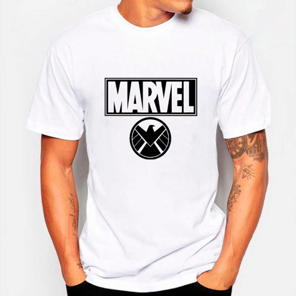 Marvel S.H.I.E.L.D. Avengers Shield T-shirt Λευκό