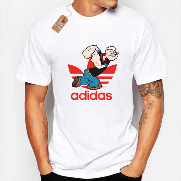 Ποπάυ T-Shirt Λευκό