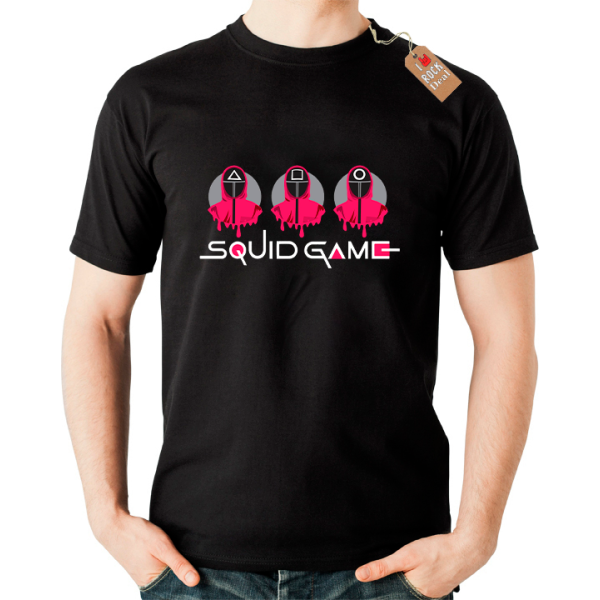 Squid Game T-shirt Μαύρο
