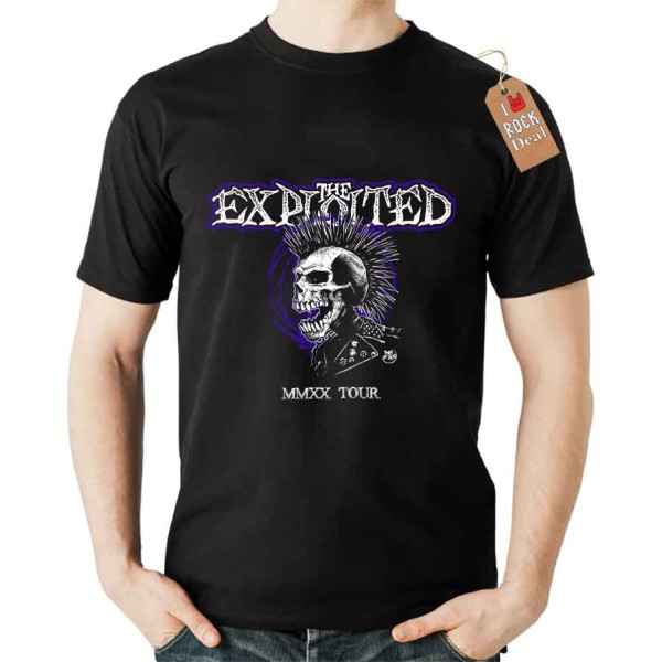The Exploited T-Shirt σε Μαύρο Χρώμα