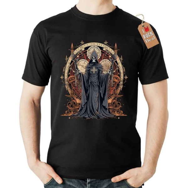 Ghost-Gothic T-Shirt σε Μαύρο Χρώμα