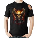 Ghost Rider T-Shirt σε Μαύρο Χρώμα