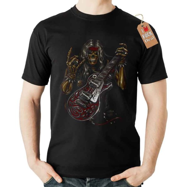 Ghost Quitarist T-Shirt σε Μαύρο Χρώμα