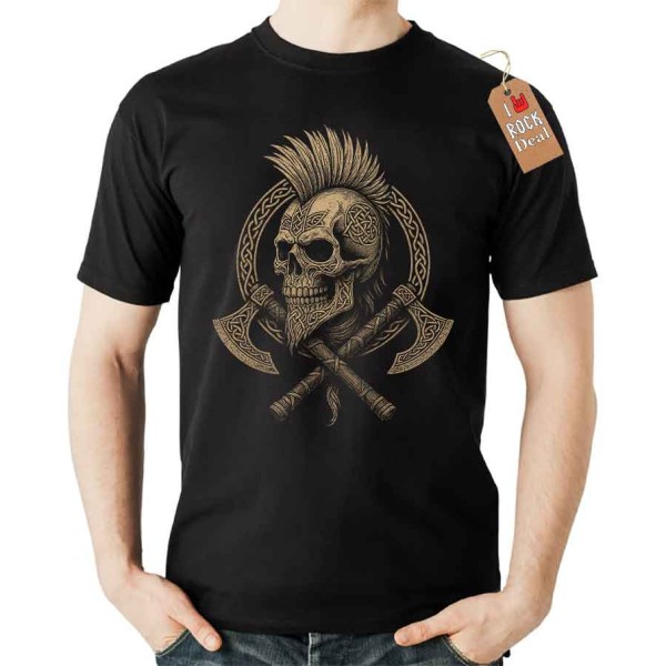 Ghost Pank-Gothic T-Shirt σε Μαύρο Χρώμα