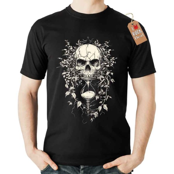 Ghost Pank-Gothic T-Shirt σε Μαύρο Χρώμα