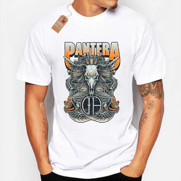 PANTERA T-Shirt Λευκό