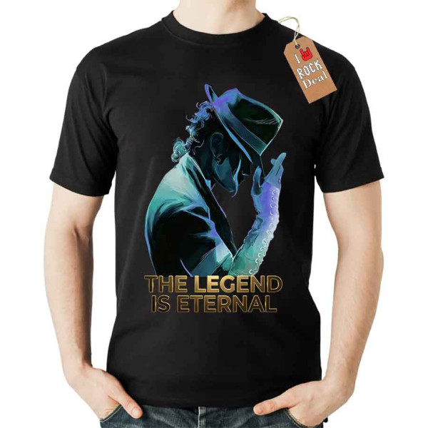 Michael Jackson T-Shirt Μαύρο