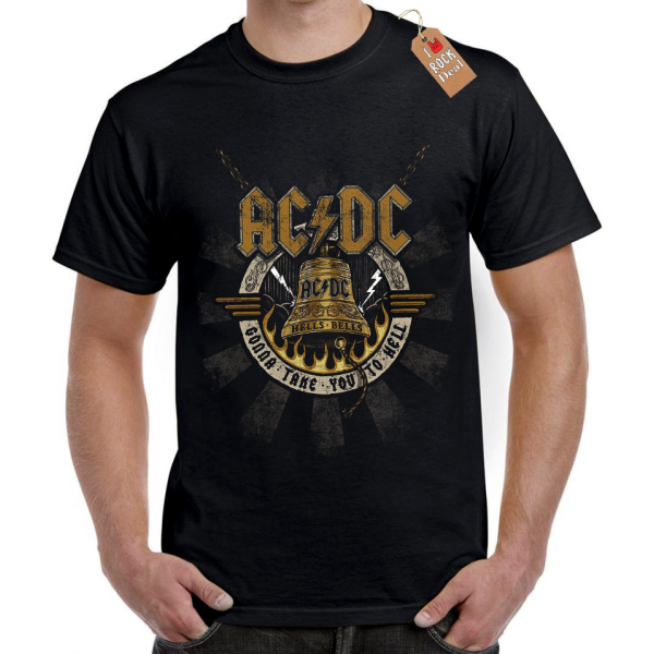 ACDC Bells T-shirt Μαύρο