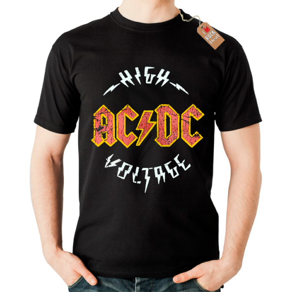 ACDC High Voltage T-Shirt Μαύρο