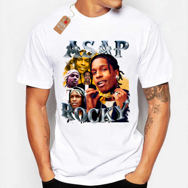 ASAP ROCKY T-Shirt Λευκό