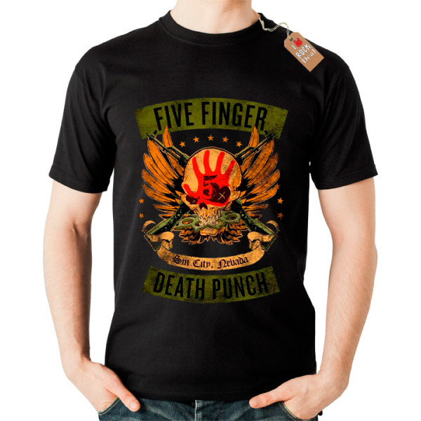  Five Finger Death Punch T-shirt Μαύρο