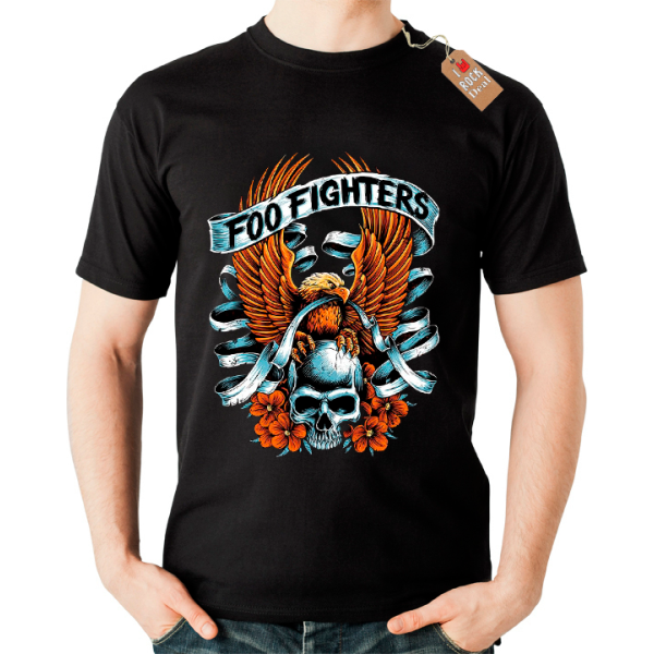 Foo Fighters T-shirt Μαύρο