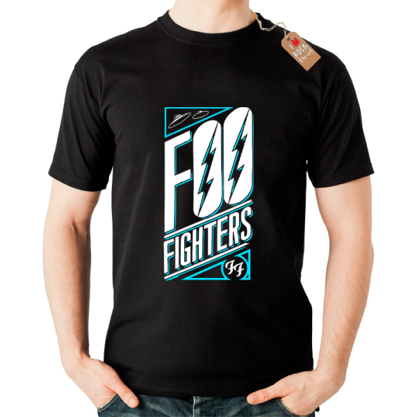 FOO FIGHTERS T-shirt Μαύρο