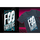 FOO FIGHTERS T-shirt Μαύρο