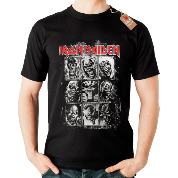 IRON MAIDEN T-Shirt Μαύρο