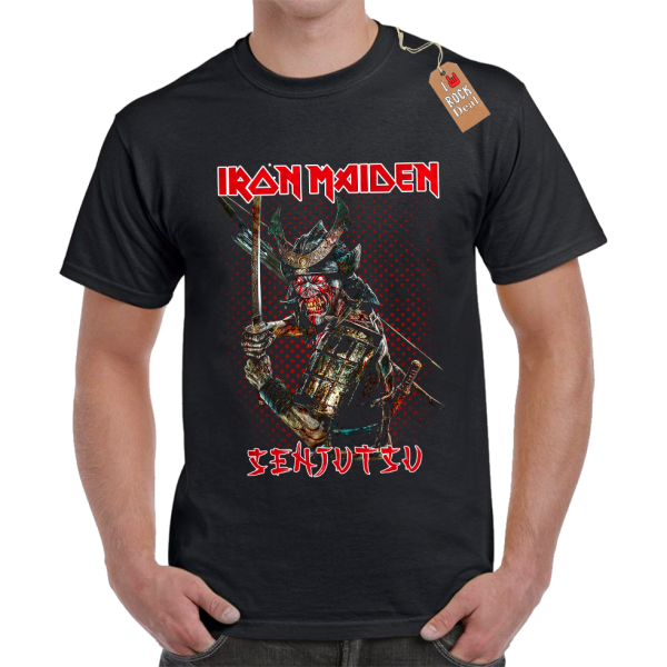 IRON MAIDEN SENTUTSU T-shirt Μαύρο IRON MAIDEN SENTUTSU T-shirt Μαύρο