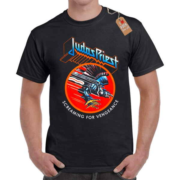 JUDAS PRIEST Screaming for Vengeance T-shirt Μαύρο