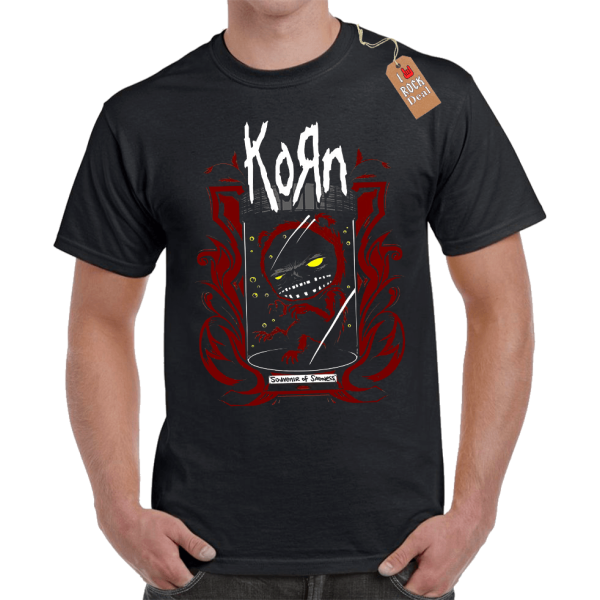 Korn T-Shirt Μαύρο