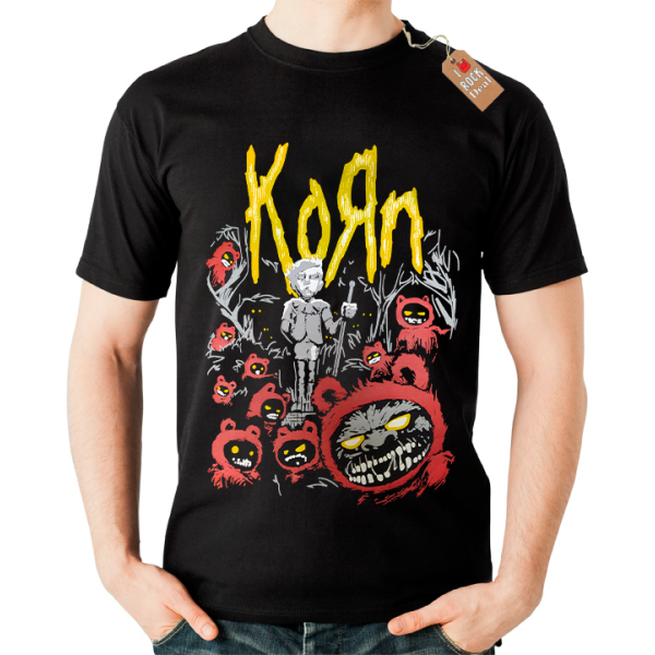 Korn T-Shirt Μαύρο