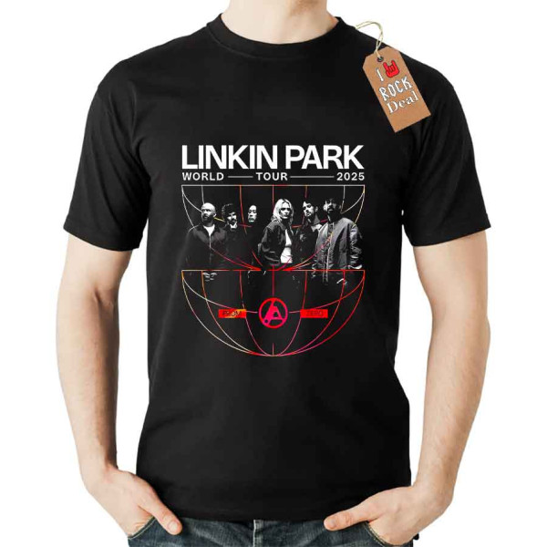 Linkin Park Tour T-Shirt Μαύρο