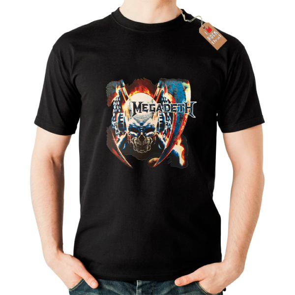 MEGADETH T-Shirt Μαύρο