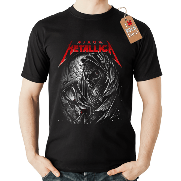 METALLICA NIXON T-Shirt Μαύρο