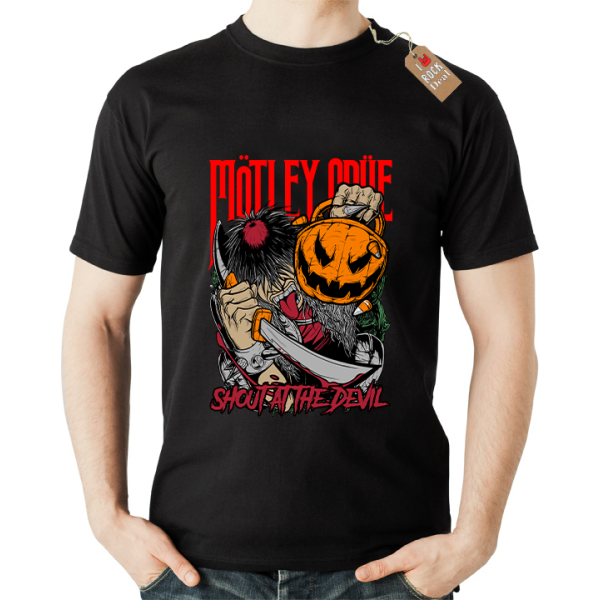 Motley Crue  T-Shirt Μαύρο