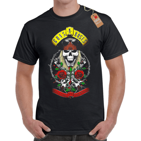 Guns N' Roses T-Shirt σε Μαύρο Χρώμα