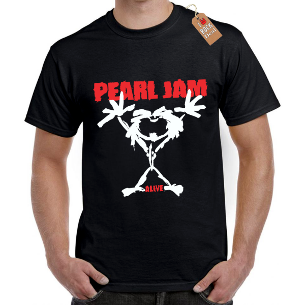 PEARL JAM T-shirt Μαύρο