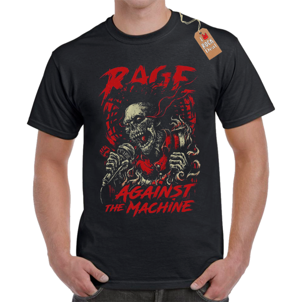 Rage Against the Machine T-Shirt Μαύρο Rage Against the Machine T-Shirt Μαύρο